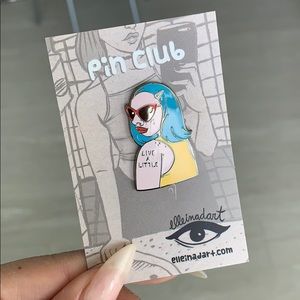 Hard enamel pin UK pin club